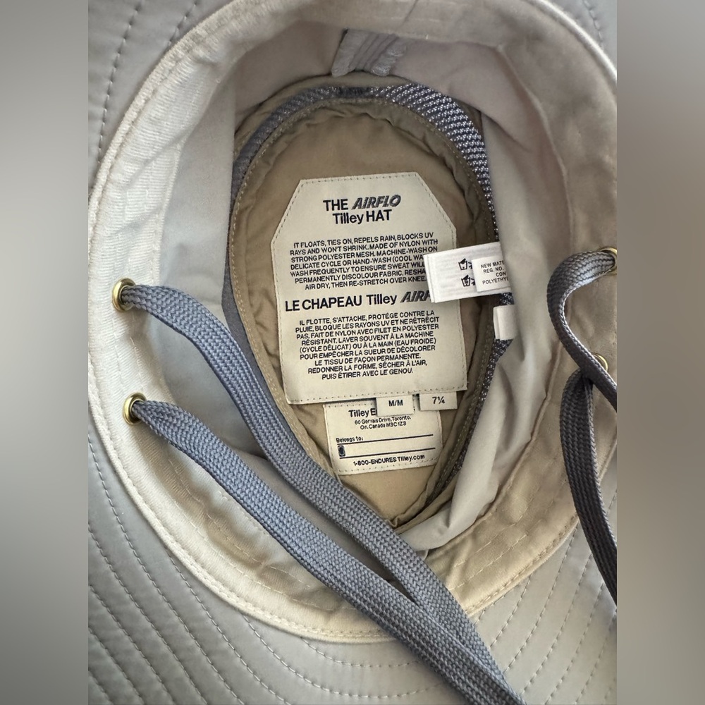 NWT Tilley Airflow Safari hat - LTM6 Airflo Broad Brim Hat - Picture 8 of 8